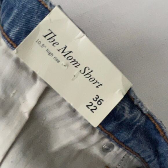 Abercrombie & Fitch The Mom Short High Rise Shorts Size 22 Beachy Vacation - Picture 11 of 13